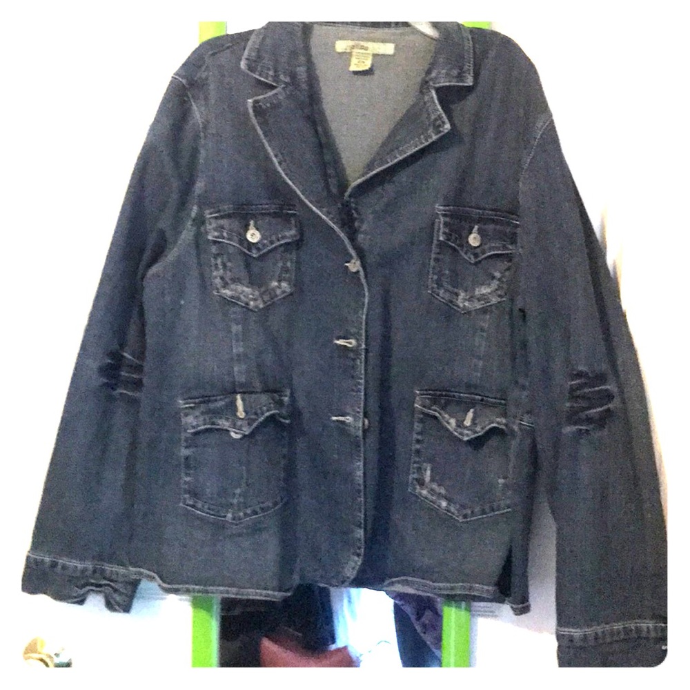jean jacket 2X